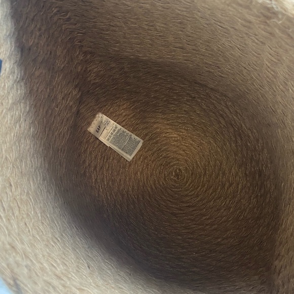 Gap Jute Market Bag Large Hobo Hippie Beach Bohemian Natural Waves Summer Tan - Picture 9 of 10